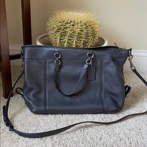 COACH Blue Leather Handbag Crossbody F59325